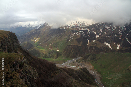 Caucasus Mountains, Georgian Military Road, Georgia 