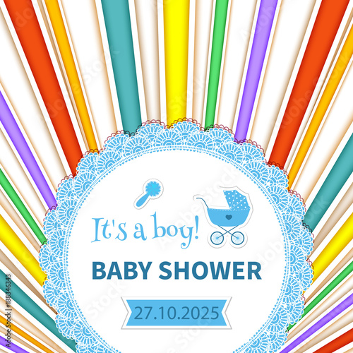 Baby Shower rainbow
