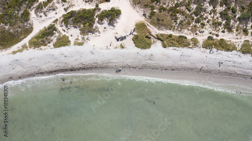 Beach from above