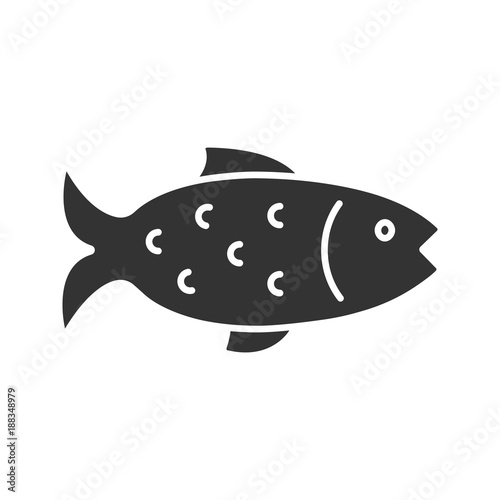 Fish glyph icon