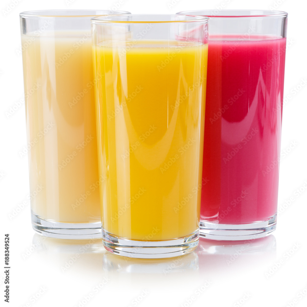 Saft Smoothie Smoothies im Glas Fruchtsaft Quadrat isoliert freigestellt Freisteller Saft Smoothie Smoothies im Glas Fruchtsaft Quadrat isoliert freigestellt Freisteller