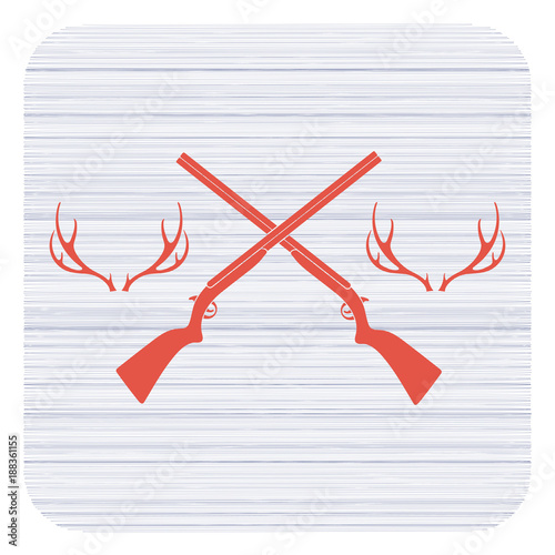 Hunting club logo icon