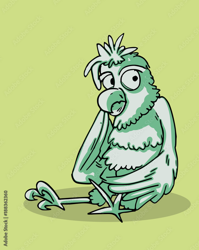 kleurige vogel