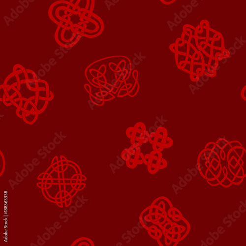 Seamless background with Celtic geometric ornament for your design