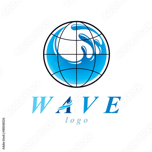 Pure water vector abstract ...