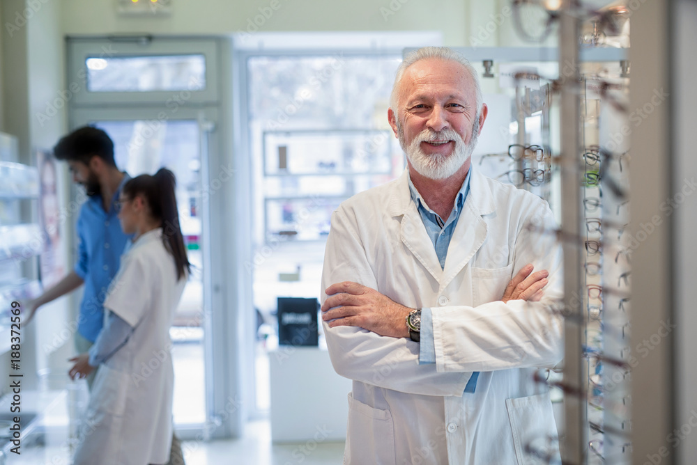 Portrait of a smiling doctor. Portrait of a smiling doctor.