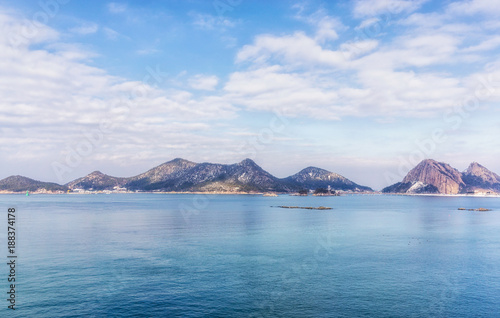 Jangja island in winter