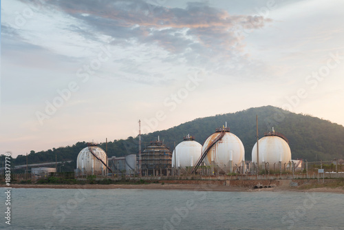 Natural Gas storage tanks
