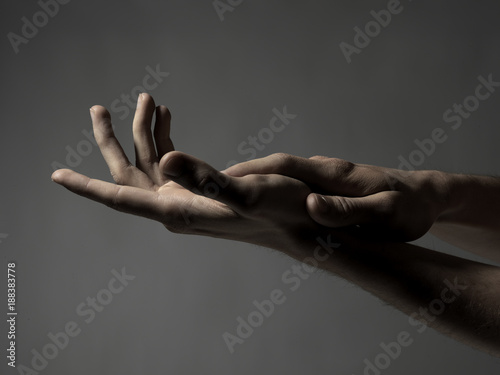 man hands close-up © riccardo