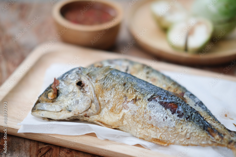 Mackerel fish fried delicious Mackerel fish fried delicious