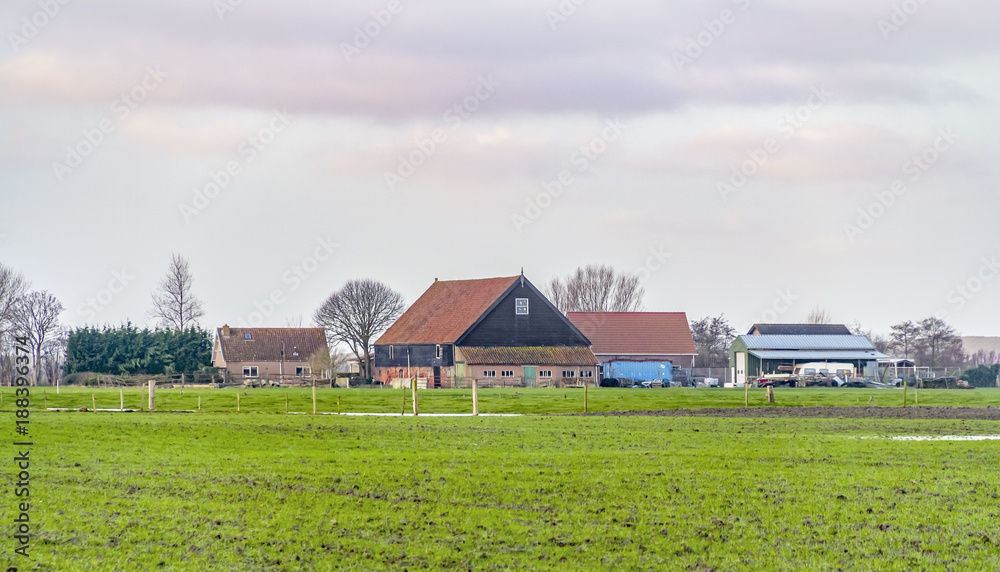 Obraz premium settlement in the Netherlands