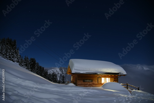 Winter in Belalp, Wallis (Switzerland)