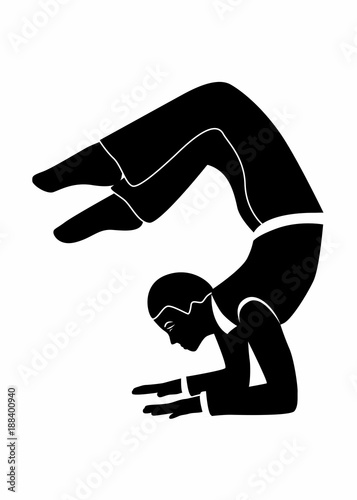 office yoga eight black