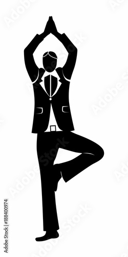 office yoga eight black