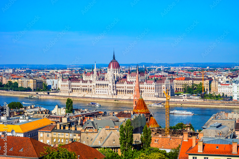 Naklejka premium Parliament in Budapest.