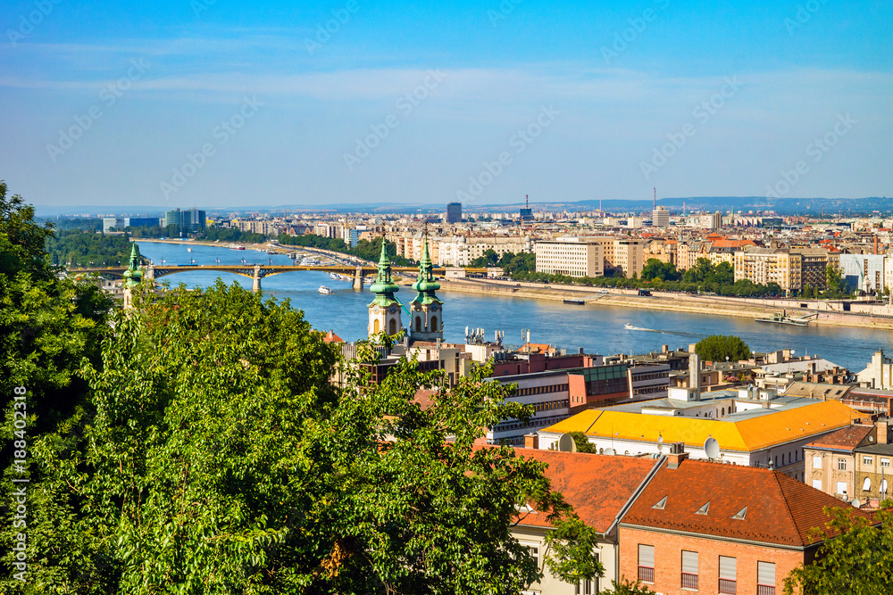 Top view of Budapest.