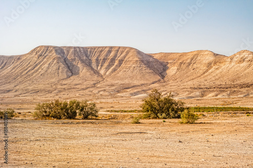 Negev desert landscape.