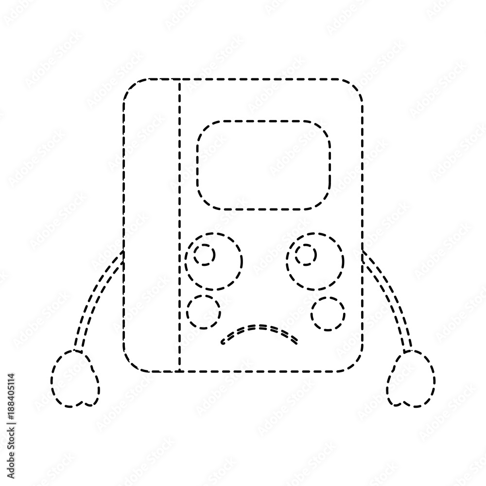 kawaii notebook school cartoon character vector illustration sticker design kawaii notebook school cartoon character vector illustration sticker design