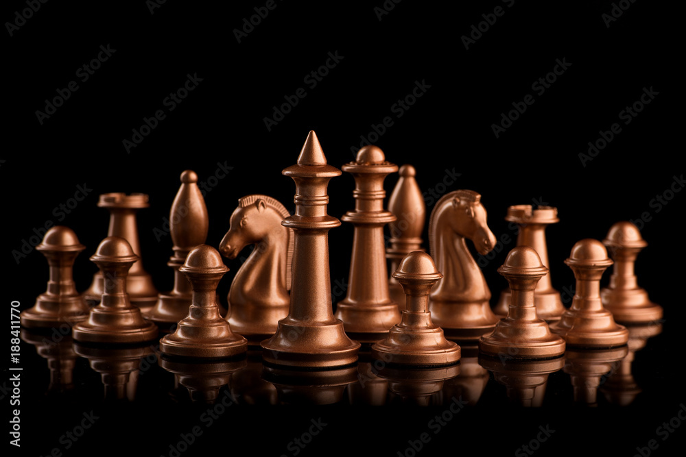 golden chess figure