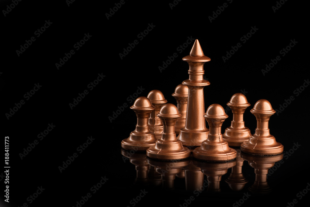 golden chess figure golden chess figure