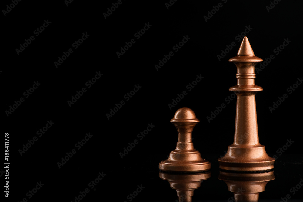 lonely chess king and pawn lonely chess king and pawn