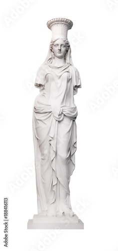 Marble Caryatid, early 19th century, Russian Museum, St. Petersburg, Russia
