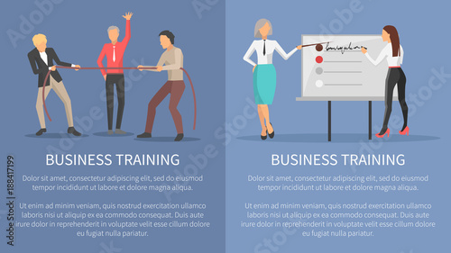 Business Training Conceptual Posters Competitions