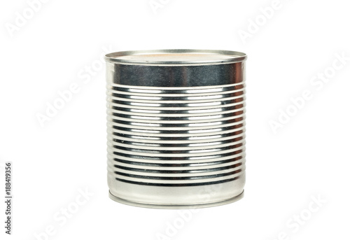 Tin can isolated