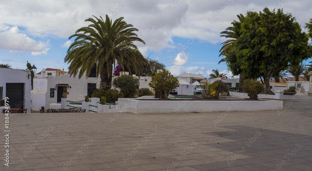 Teguise town, Lanzarote, Canary islands, Spain 