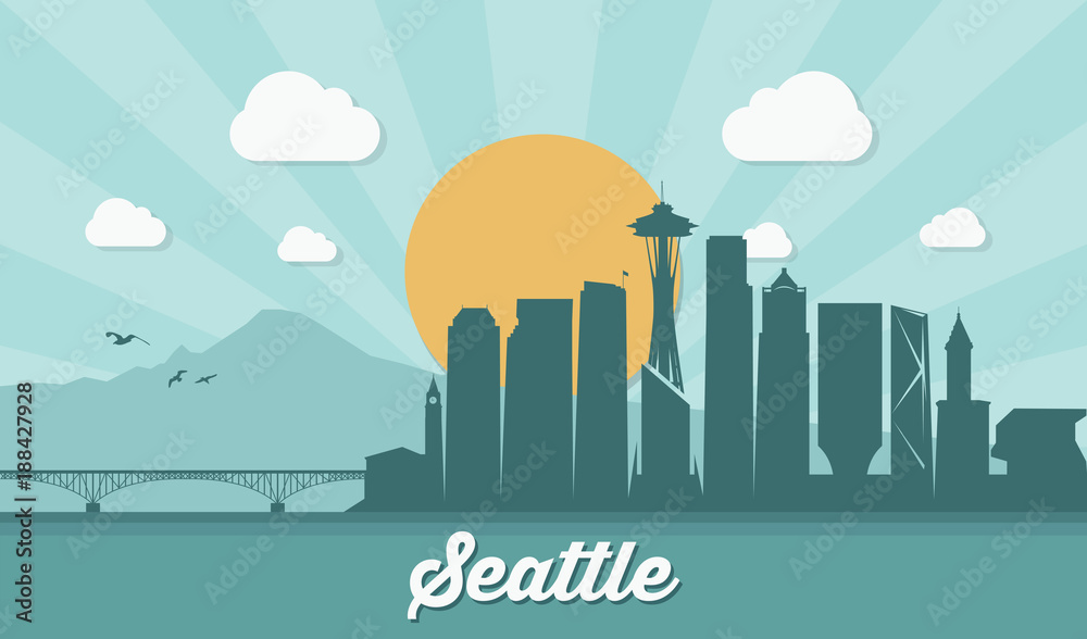 Seattle skyline - Washington