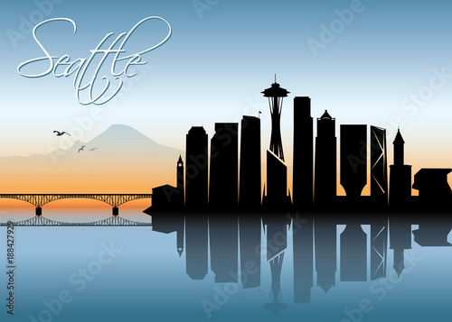 Seattle skyline - Washington 