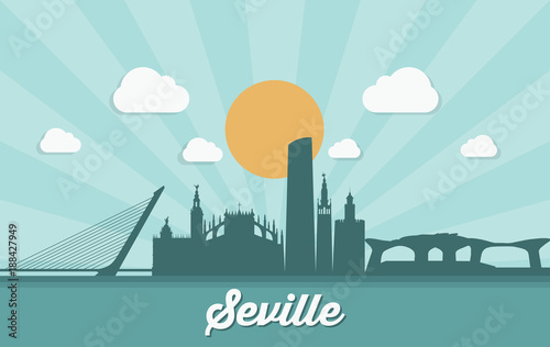 Seville skyline - Spain