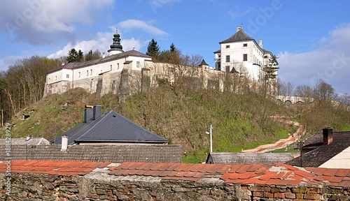 old castle, city Usov, Czech republic, Europe photo