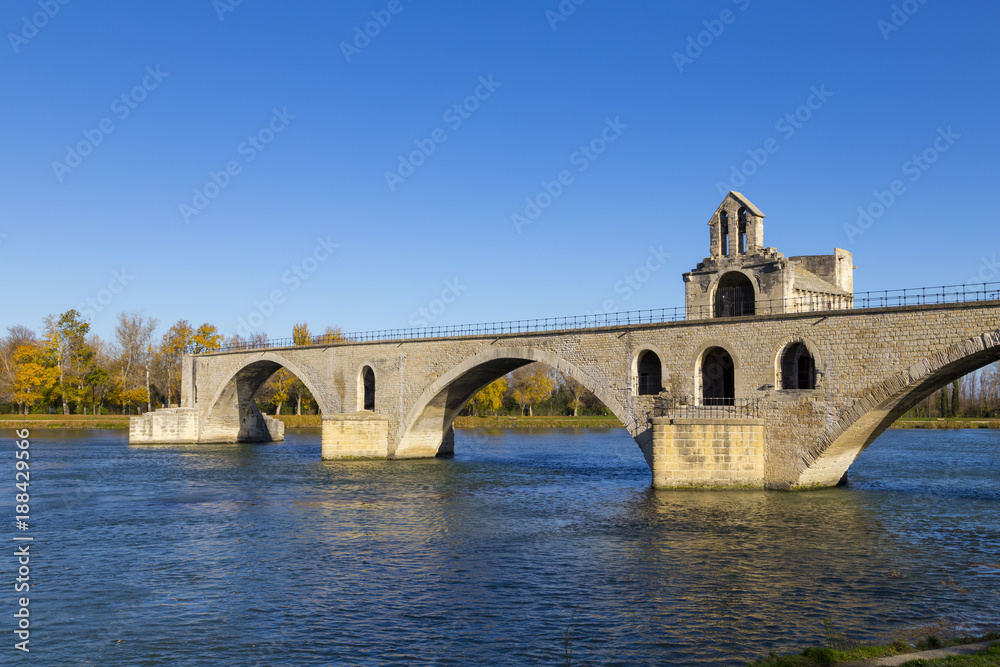 Pont d'Avignon, is a famous medieval bridge in the town of Avignon