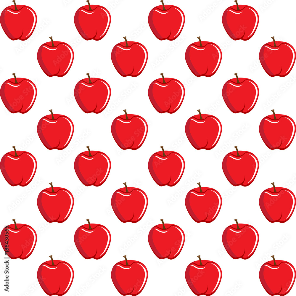 apple fruit contour abstract seamless pattern on white background.  Available in high-resolution jpeg in & editable eps, can be used for  wallpaper, pattern, web, graphic & printing. Stock Vector | Adobe Stock