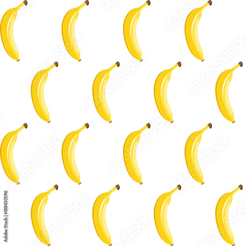banana fruit contour abstract seamless pattern on white background. Available in high-resolution jpeg & editable eps, can be used for wallpaper, pattern, web, graphic & printing.
