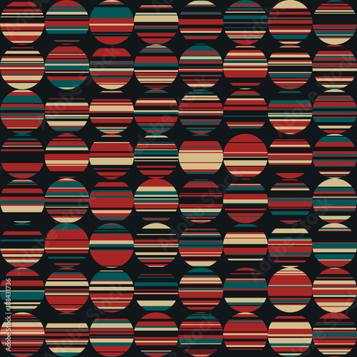 Abstract Background with Circles and Lines