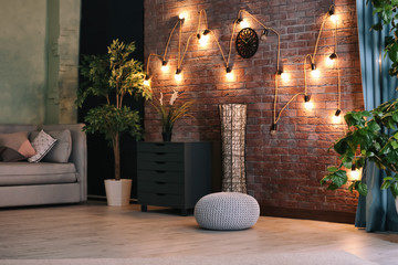 Beautiful interior of living room