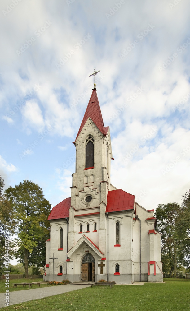 Church of John of Nepomuk in Dorohusk. Poland Church of John of Nepomuk in Dorohusk. Poland