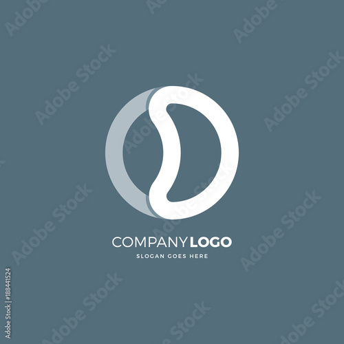 O D Letter Logo Design Template