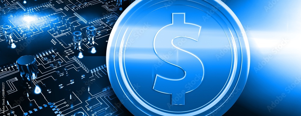 Composite image of bitcoins Composite image of bitcoins