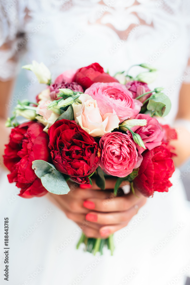 the bride's bouquet. Wedding floristry