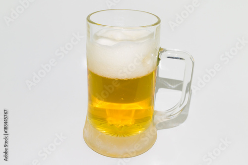 Cold mug of beer