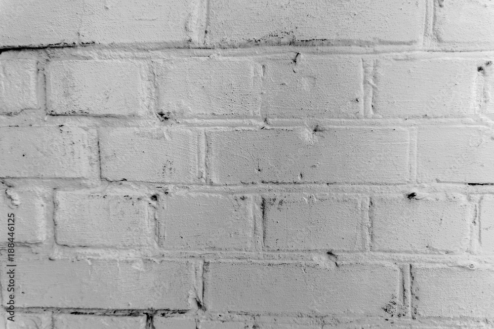 Obraz premium Clean White brick wall background