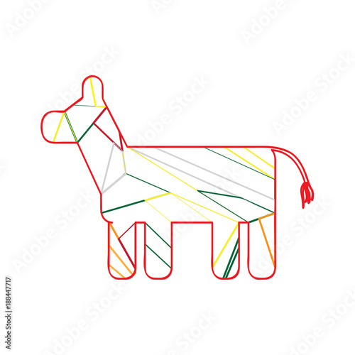 Isolated pinata icon