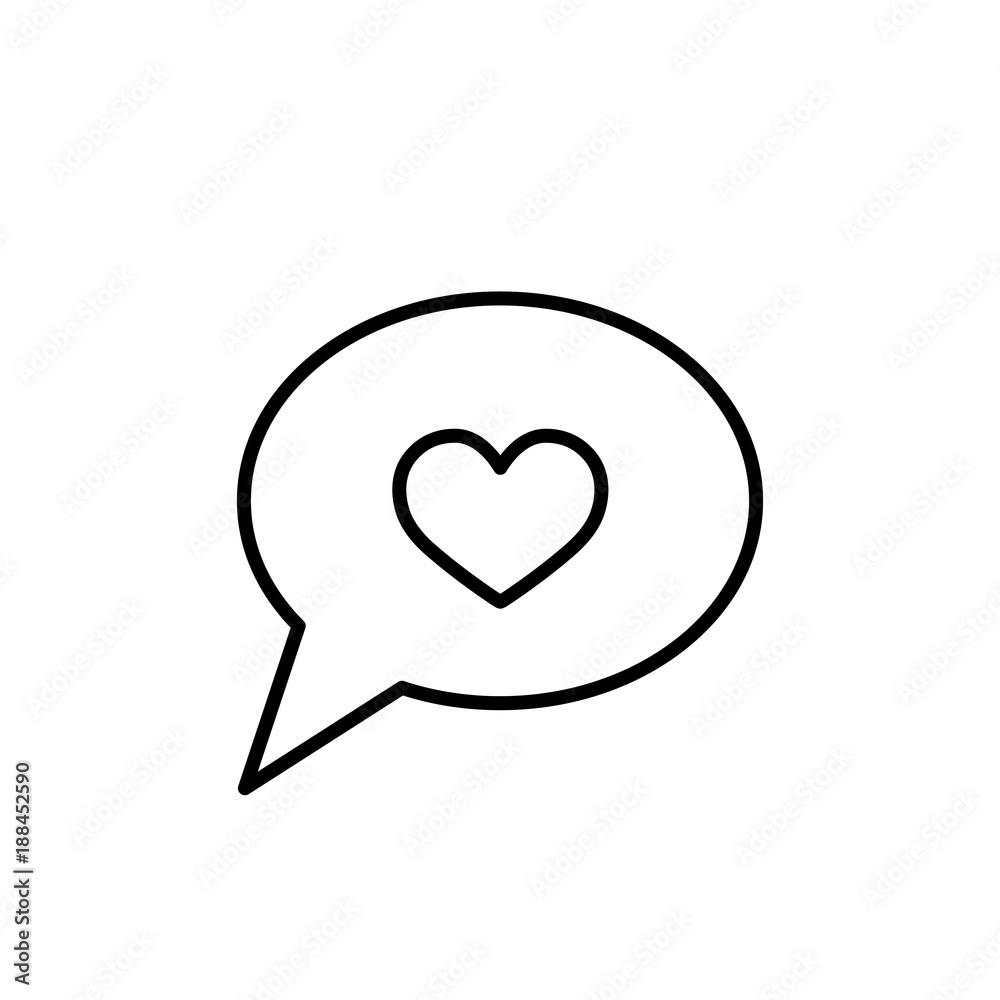 like internet notification thin line black icon like internet notification thin line black icon