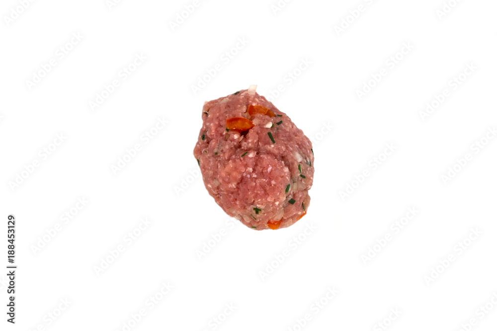 hackepeter auf einem weissen hintergrund