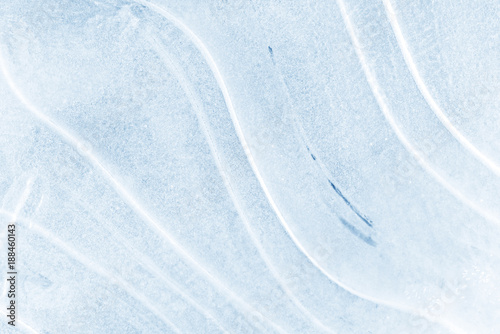 ice background texture. ice with different shapes and cracks.