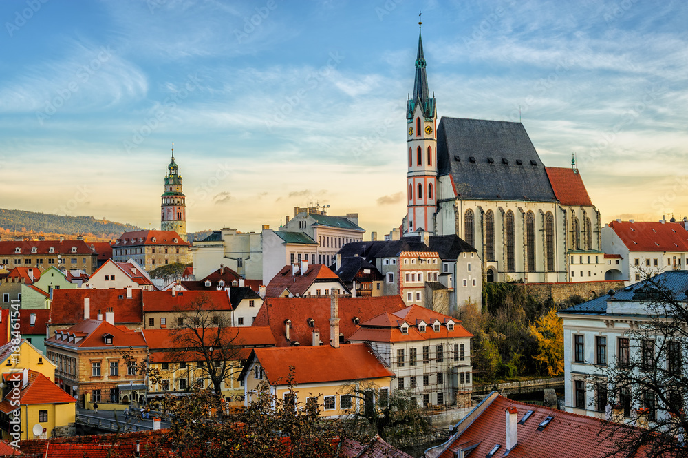 Obraz premium Ceski Krumlov Old Town, Czech Republic