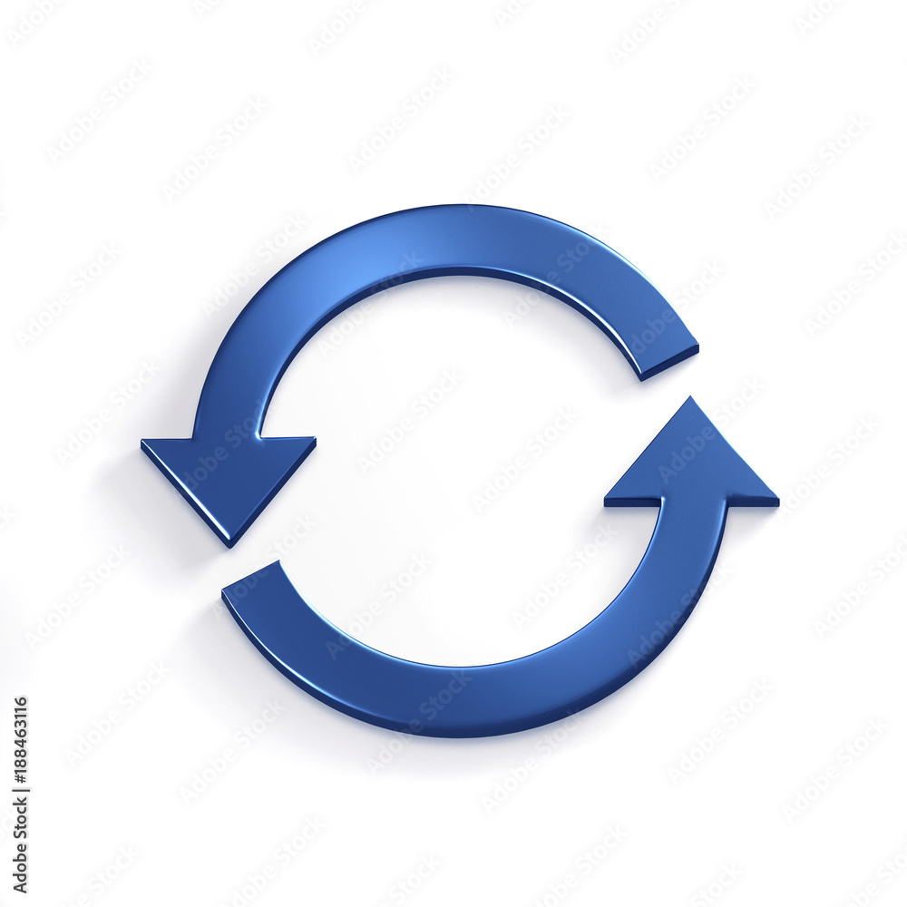 Rotating Arrows. 3D Render Illustration Rotating Arrows. 3D Render Illustration